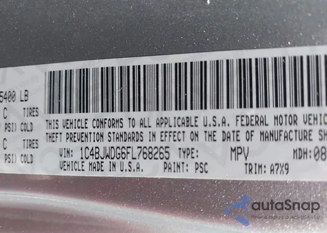 2015 Jeep Wrangler Unlimited Willys Wheeler из США, поврежденный, VIN 1C4BJWDG6FL768265